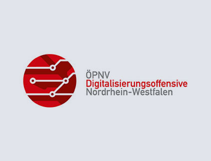 Logo der ÖPNV Digitalisierungsoffensive Nordrhein-Westfalen